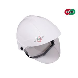 Casco Elmo Protettivo Completo di Visiera Sicor Professionale Antincendio Boschivo Soccorso Tecnico Protezione Civile EDL-01 Art.5420050321