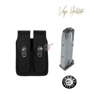 Porta Caricatore Bifilare Doppio in Cordura  Vega Holster Italia Art. 2FP03