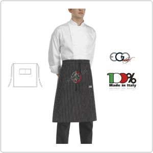 Grembiule Falda Vita Con Tascone Sir cm 70x70 Ego Chef Italia Art.6101054A