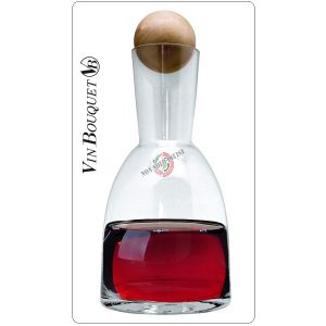 Decanter Decantador de Vino Vin Bouquet 24 x 12.5 x 12.5 cm Professionale Art. FIA316