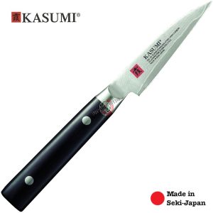 Coltello Professionale Giapponese Damasco 32 Strati KASUMI Verdura - Chef con lama da 8 Cm Art. 82008