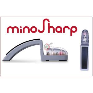 Minosharp ACQUA Affilatore per Coltelli Universale GLOBAL NERO ROSSO 220 / BR Art.220/GB