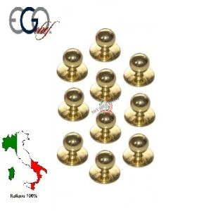 Bottone Bottoni Per Giacca Cuoco Gold Ego Chef Italia Confezione 12 pezzi Art.640402