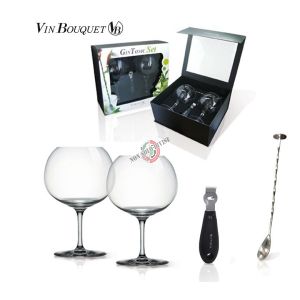 Set Completo Gin Tonic Vin Bouquet VB Idea Regalo Natale Festa Art. FIC002SET