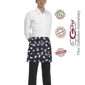 Grenbiule Falda Banconiere Con Tascone Puppies cm 40x70 Ego Chef Italia Art.6100137A