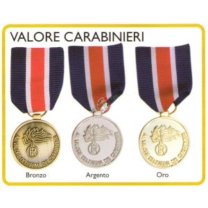 Medaglia Valore dell'Arma dei Carabinieri Carabinieri Art.FAV-24