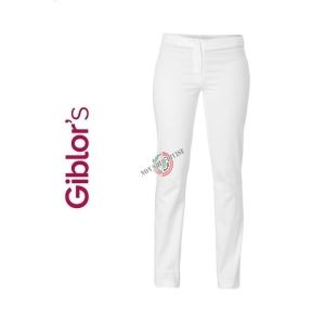 Pantaloni Donna Franca Vita Bassa Bianchi Giblor's Italia Art. 1885
