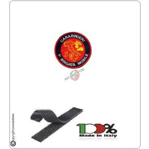 Patch Toppa Ricamata con Velcro Carabinieri 1°Brigata Mobile Art.CC-NSD-2