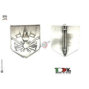 Fregio Basco Militare Metallo Multinational CIMIC esercito Italiano Prodotto Ufficiale Art. NSD-F-40