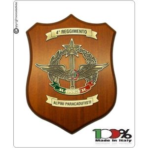 Crest 4° Reggimento RENGER Alpini Paracadutisti  Prodotto Ufficiale Art. EI0001P1069