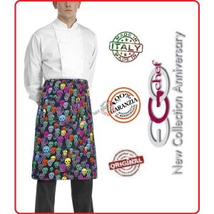 Grenbiule Falda Vita Con Tascone Color Skullscm 70x70 Ego Chef Italia Art.6101135A