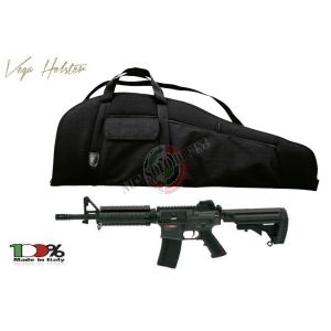 Fodero Trasporto Fucile Caccia Militare Soft Air  in Cordura Imbottito Nero Vega Holster Italia  Art. 2B52 2B53