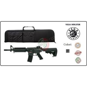 Fodero per Fucile Trasporto Armi in Cordura Nero Imbottito Vega Holster Italia  Art.2B55-2B56