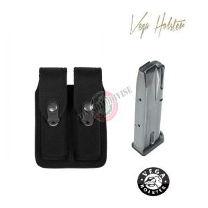 Porta Caricatore Bifilare Doppio in Cordura  Vega Holster Italia Art. 2FP03