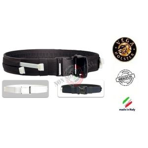 Cinturone in Cordura h 5 cm con Anima Iterna in Polimero  Manette Plastica non Comprese Polizia Vigilanza Security Vega Holster Art.2V52