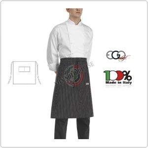Grembiule Falda Vita Con Tascone Sir cm 70x70 Ego Chef Italia Art.6101054A