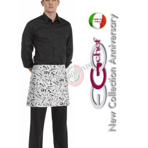 Grembiule Falda Banconiere Con Tascone Chefwear  cm 40x70 Art. 6100101A
