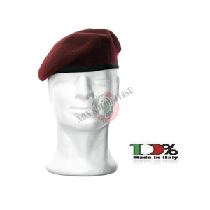 Basco Spagnolo Amaranto Bordo Tessuto Fav Italia Colore Parà Art.FAV-BA