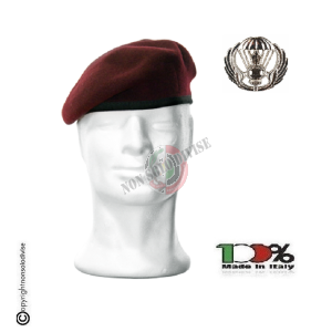 Basco Spagnolo Amaranto Bordo Tessuto Con Fregio Metallo Parà FAV Italia Art.FAV-PF