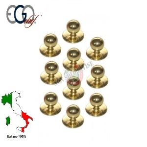 Bottone Bottoni Per Giacca Cuoco Gold Ego Chef Italia Confezione 12 pezzi Art.640402