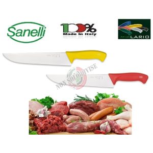 Coltello Professionale Francese cm 27 Giallo Rosso Sanelli Linia Lario Italia Cuochi Chef Approvato dalla F.I.C. Federazione Italiana Cuochi Art. 100727