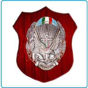 Crest Folgore Brevetto Incursori Prodotto Italiano Ufficiale cm. 24 x 18 Art.08044