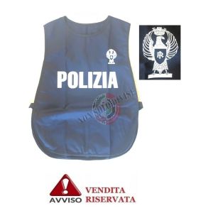 Pettorina - Gabardina - Corpetto - Fratino - Gilet - Polizia di Stato  Art. BRKPS