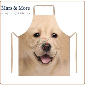 Grembiule con Pettorina Professionale Immagine Labrador Biondo Mars & More Art.7165853