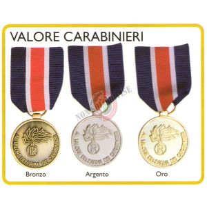 Medaglia Valore dell'Arma dei Carabinieri Carabinieri Art.FAV-24