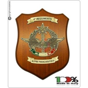 Crest 4° Reggimento RENGER Alpini Paracadutisti  Prodotto Ufficiale Art. EI0001P1069