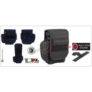 Borsetto Multiuso per Cinturone Cordura Vega Holster PERSONALIZZATO C.R.I. Croce Rossa Italiana  Art. 2G66-CRI