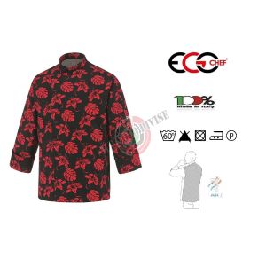 Giacca Cuoco Chef Black Confort Air IBISCUS Ego Chef Art. 2029140
