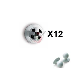 Bottone Bottoni Per Giacca Cuoco Chef  Ego Scacchi Chef Nuovo Confezione 12 pezzi Art. 640406