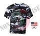 T-shirt Maglia Maglietta Girocollo Militare Manica Corta Camo Urban Soft Air Art. 00103X