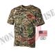 T-shirt Maglia Maglietta Girocollo Militare Manica Corta Camo Mimetismo Digital Woodland Soft Air Art. 00104C
