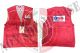 Gilet Multitasche New Safari Rosso Con Ricami 118 Soccorso  Petto Schiena  Art.987532-118RS