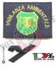 Ricamo da Berretto Ricamato a Macchina Vigilanza Ambientale Quadrato Art. NSD-FREG-VA