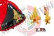 Toppa Patch Gommata 3D PVC Stemma da Casco Sicor Vigili Del Fuoco VVFF NEW Art. PVC-28