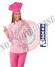 Giacca Cuoco Chef Donna Lady Estoril  Isacco Rosa Art.057523