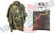 Telo Poncho Rip Stop Impermeabile Antipioggia Woodland Pioggia Temporale Militare Soft Air Caccia Pesca Art. 08524J