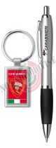 Set Penna + Portachiavi con Astuccio Legato Carabinieri Radiomobile 112 Prodotto Ufficiale Idea Regalo Congedo Pensione Art. 10596