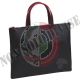 Borsa Bond Similpelle Nero con Cuciture Rosse con Logo Carabinieri Idea Regalo Art. 10928