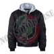 Giacca Bomber con Cappuccio MA-1 Nero Militare Fostex New  Art. 121411