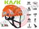 Casco Protezione Arancio PLASMA HI VIZ KASK ITALIA Soccorso Emergenza Alpinismo Sci Art. WHE00009-AR