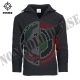 Pullover Maglione Modello Alpino Forestale Vigilanza Venatoria Grigio Antracite Cerniera sul Collo Fostex Art.1313210-3