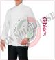 Giacca Cuoco Chef Gabriel  Bianca  Personalizzabile con Nome Giblor's Art.13P08G301