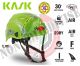 Casco Protezione Verde PLASMA HI VIZ KASK ITALIA Soccorso Alpino e Speleologico  Art. WHE00009-SAS