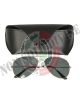 Occhiali Pilota Americano Tom Cruise con Custodia Nera U.S. pilot sun glasses with case gold MIL-TEC® Art. 15606000