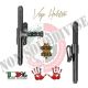 Porta Bastone Tonfa in Pelle Polizia Carabinieri Vigilanza GPG IPS Vega Holster Italia Art.1V24