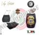 Porta Placca Doppio Uso Collo - Cintura Security Service  Vega Holster Art. 1WB28